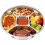 Assiette compartimentée en acier inoxydable de 20 cm (8 pouces) à 5 compartiments 1