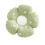 Bloemvormig pluche kussen 45 cm groen 2