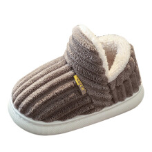 Toddler Shoes,Autumn Winter Girls Boys pers Warm Non Indoor Home Shoes,Toddler Girl Shoes,13,Coffee