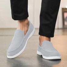 Mens Shoes,Loafers Suede Classic Flat Casual Comfortable Lightweight Men Loafers for Driving Wear,Shoes for Men,Z01 GY1,7