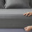 Queen 7-Piece Microfibre Comforter Set Dark Grey 5