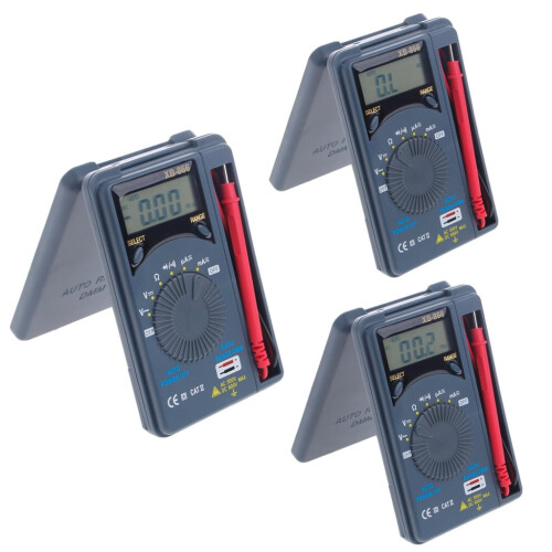 XB866Μίνι LCD Βολτόμετρο Ψηφιακό Πολύμετρο AC/DC 2