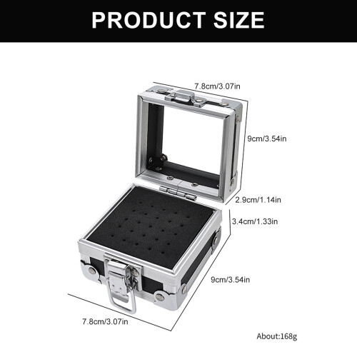 Nails Drill Bit Holder Box Nails Drill Bits Display Storage Box Nails Grinding Head Organizers Container Manicure Tools 2