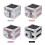Nails Drill Bit Holder Box Nails Drill Bits Display Storage Box Nails Grinding Head Organizers Container Manicure Tools 8