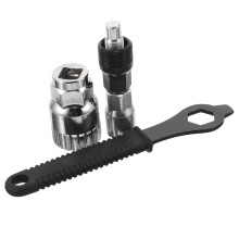 Clé à molette noire pour boîtier de pédalier de vélo (1 jeu)