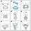 12 cartuchos de recarga compatíveis com Tommee Tippee XL Classic 3