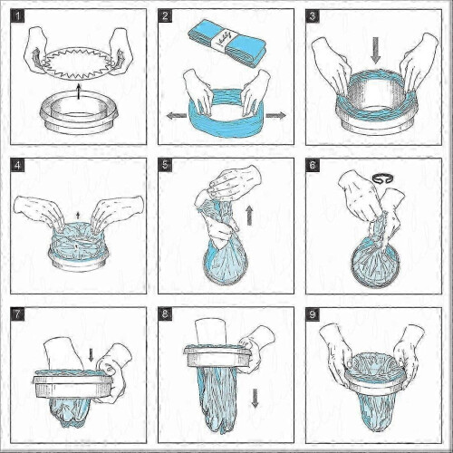 12 cartuchos de recarga compatíveis com Tommee Tippee XL Classic 2