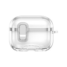 Funda protectora de silicona para AirPods Pro3 con cierre y a prueba de polvo.