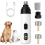 Lima de uñas para perros, recargable, 2 velocidades, 2 cabezales 1