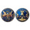 Herdenkingsornament Final Cent Retro 1,6 inch 1