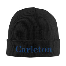 Carleton College -pipo, lämmin neulos, slouchy-kallohattu