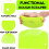 Plastic Dough Scraper 5.31x3.64'', Baking Tool for Bread, Cake & Bowl Scraping – Compatible with Surdoca 6
