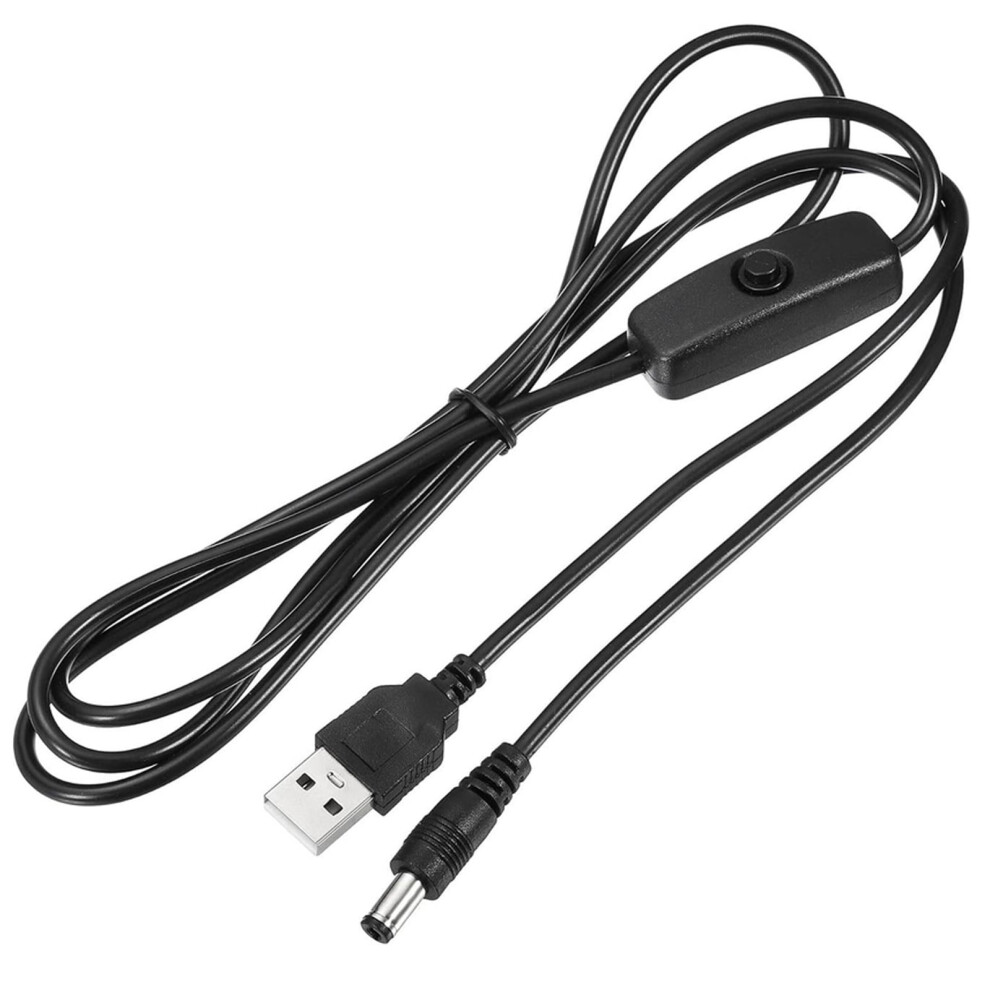 Convenient Usb Cable Usb To Dc5.5x2.1mm Power Cable With On Off Switchs Usb Cable With Power Control Usb To 5Vpower Cord 9085618331310
