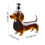 Hand-Blown Dachshund Whisky Decanter – Borosilicate 3