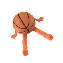 Figura de hombre sentado en baloncesto, de plástico, para decoración de escritorio (1 unidad)