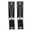 RENACLIPY2pcs Μαύρο Μεταλλικό ABS Καουτσούκ Πιάνο Συσκευή Αργού Κλεισίματος για Ομαλό 6