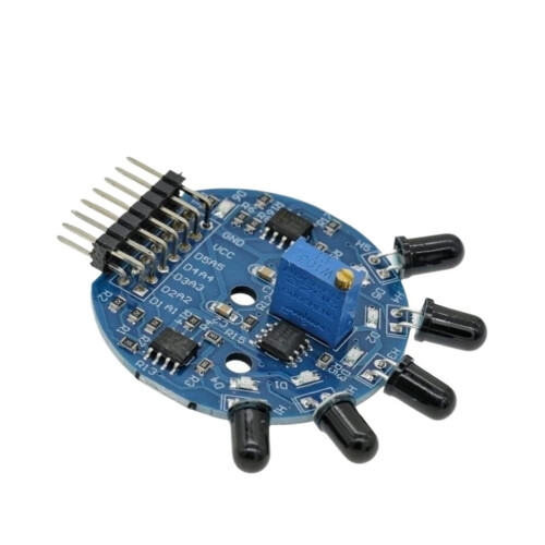 MK00215 Five Way Flame Sensor Module Analog Digital Double Output Fire Fighting Robot 1