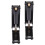 RENACLIPY2pcs Μαύρο Μεταλλικό ABS Καουτσούκ Πιάνο Συσκευή Αργού Κλεισίματος για Ομαλό 8