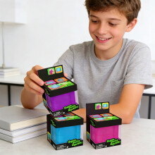 3 balení Stress Cube Squishy Stress Balls Obří Nice Cube - Senzorická mačkací hračka se super pevnou mačkací hmotou - Věk 3+ 9,3 cm Kostka
