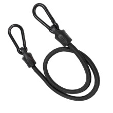 Sangle élastique extensible avec mousqueton, longueur 60 cm ou 120 cm, pour bagages de vélo.