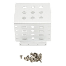 2.5in HDD Mounting Rack, Strong Durable Aluminium Alloy Hollow Design Support IDE 2.5in Hard Drive Rack For SSD