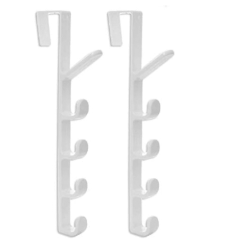 5Layers Over The Door Hook Organizer Rack Hanger Backpack Τσάντα Πλάτης με Γάντζο Πόρτας, Πακέτο 2 τεμαχίων