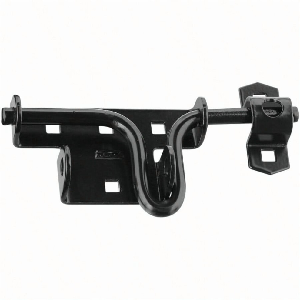 National Hardware N165506 Sliding Bolt Door Gate Latch Steel Coated With Weatherguard Protection Black 9181073323515