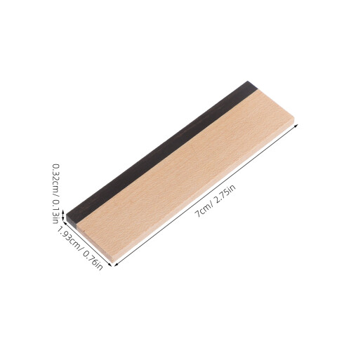 KALLORY Spider Bridge Saddle Dobro Guitar Bridge Components Ebony Rectangular 1Pcs2.76X0.76X0.13In 1