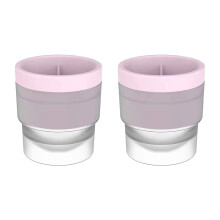 Forma de silicone para fazer gelo, formato esférico grande, ideal para coquetéis com uísque. Fácil de desenformar e rápida remoção.