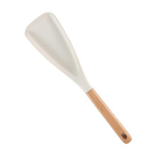Spatule multifonction en silicone, cuillère, louche et outil à racler – Compatible avec les ustensiles de cuisine antiadhésifs