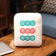 Coussin Mahjong minimaliste, 25 x 35 cm, lavable et doux – Décoration chaleureuse pour chambre/canapé en hiver (1 pièce)