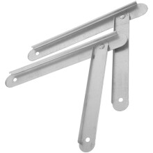 1 paire de charnières pliables pour échelle, en alliage d'aluminium robuste.