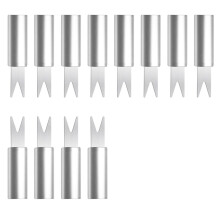 Witspace 12-Pcs Stainless Steel Corn Cob Holders – BBQ Skewers for Home, Party, Camping, Outdoor & Picnics (Silver)