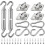 Markisenspanner-Set aus Edelstahl M6 (2 Stück) 1