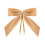 Light Coffee Velvet Tree Top Bow 3.5 in 4