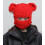 Μάσκα προσώπου Balaclava Unisex πλεκτό κασκόλ με κουκούλα 2 σε 1 5
