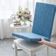Housses de chaise épaisses avec coussin d'assise – Tissu renforcé, taille universelle, compatibles avec les meubles de maison, de salon, de salle