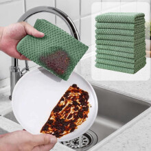 Chiffons de nettoyage multifonctionnels épais – Super absorbants, non pelucheux, anti-rayures pour la maison, la cuisine, les verres et la