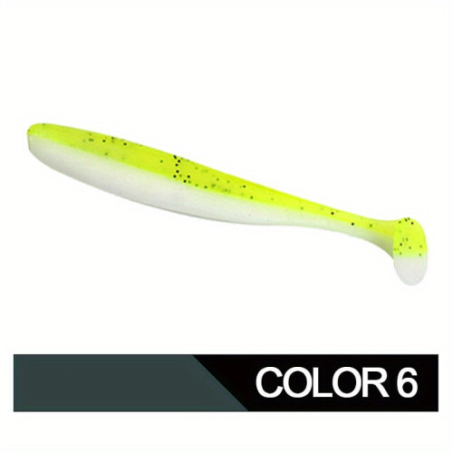 10 Stück T-Tail Soft Worm Köder für effektives Angeln im Freien