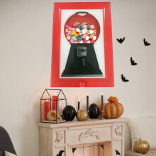 Marco de fotos con forma de dispensador de caramelos, 11,8 x 8,3 pulgadas.