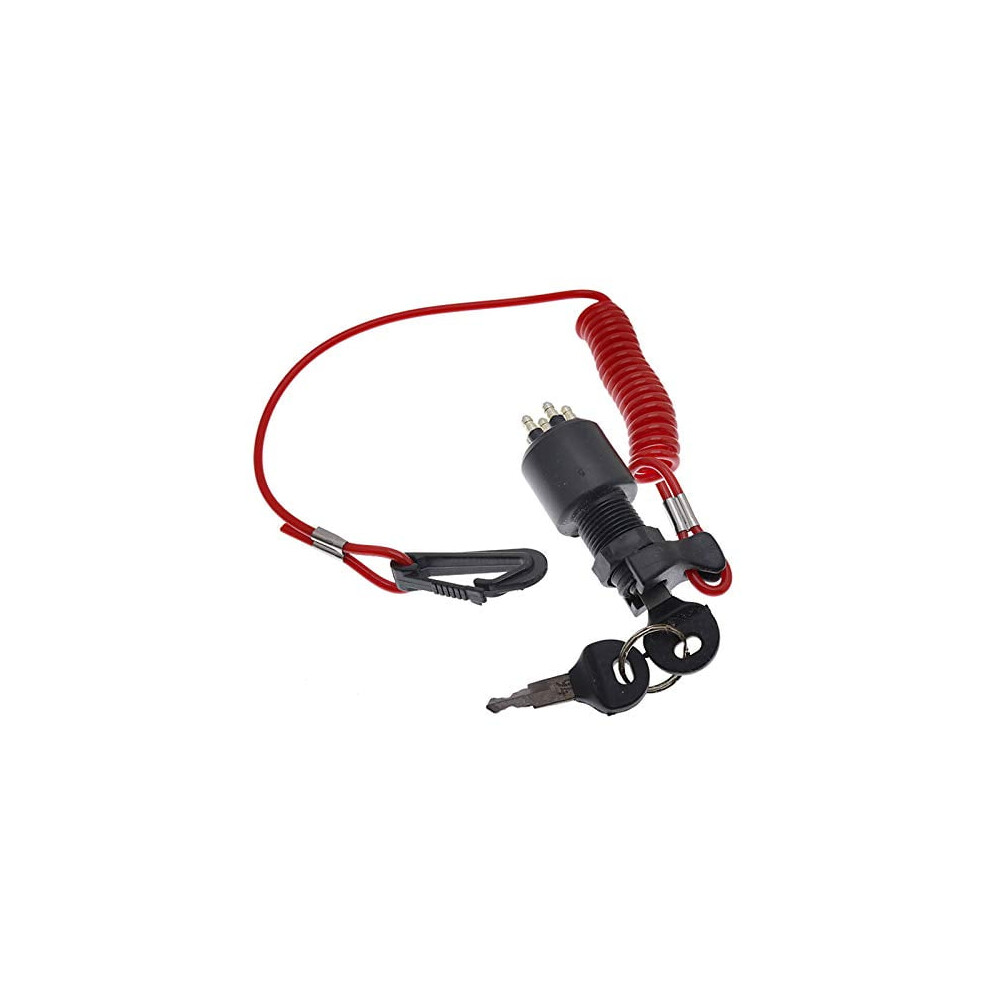 Ignition Switch W/Key 175974 5005801 For Omc Johnson Evinrude Brp 40-200Hp Outboard Motor 9558633937008