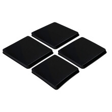Tapas negras cuadradas para quemadores de estufa, 9 pulgadas, juego de 4