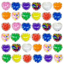 Balles anti-stress en forme de cœur pour la Saint-Valentin – Jouets anti-stress à presser et à malaxer, parfaits comme cadeaux de fête,