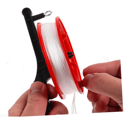 Drachenleinen-Aufwickelspule – Kunststoff, Rot, 2er-Pack 2