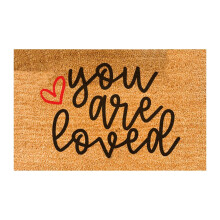 Tapis de Saint-Valentin 60 x 40 cm, motif cœur