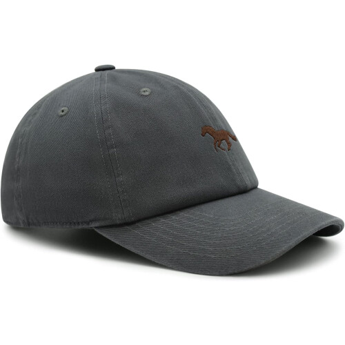 Hata Daidí Préimhe Capall Caipín Daorchluiche Cadáis Bróidnithe Zoo Unisex 2