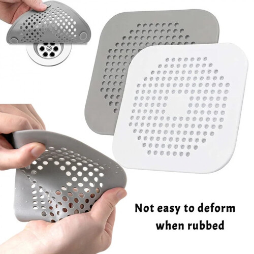 Silicone Square Shower Drain Cover 1 Piece 1