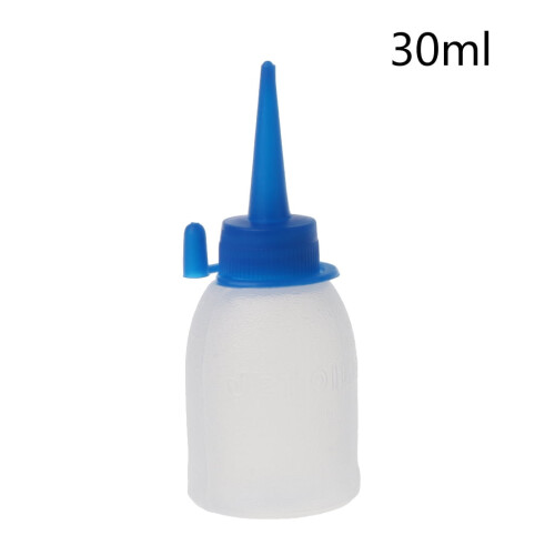 10 st 30 ml mini-klämflaskor med blå korkar 1