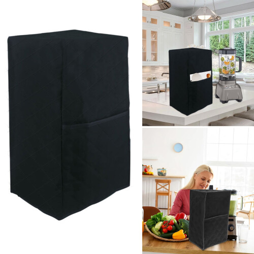 Schwarze Polyester-Entsafterabdeckung mit Aufbewahrungstasche 1