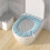 Housse de siège de toilette douce, épaisse, extensible et lavable 4